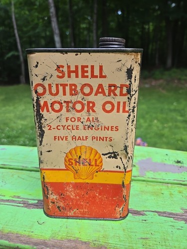 Vintage shell outboard motor - vintage,